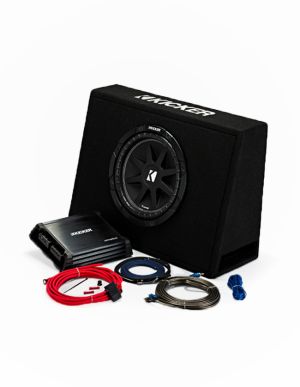 10″ Slim Enclosure + Amp + Wiring Kit (44KKP210)